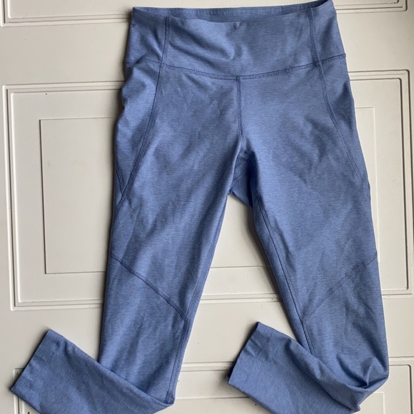 Outdoor Voices Pants - Outdoor Voices Crop Warmup Legging Baby Blue XS